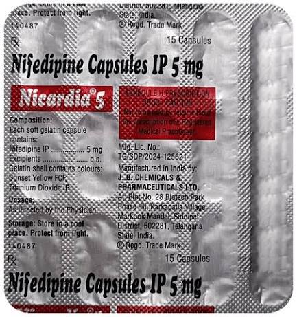 NICARDIA 5MG
