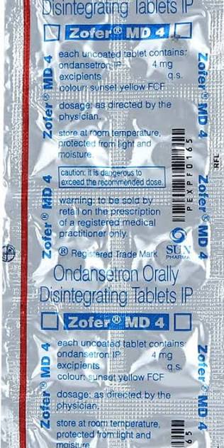 ZOFER MD 4MG