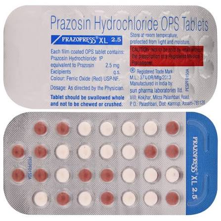 PRAZOPRESS XL 2.5MG