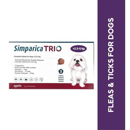 SIMPARICA TRIO 6/0.12/25MG