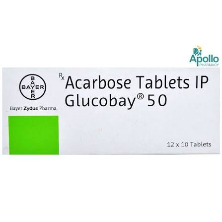 GLUCOBAY 50MG