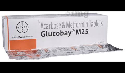 GLUCOBAY M 25MG