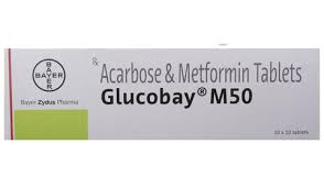 GLUCOBAY M 50MG