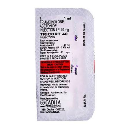 TRICANORT 40MG INJ.1ML