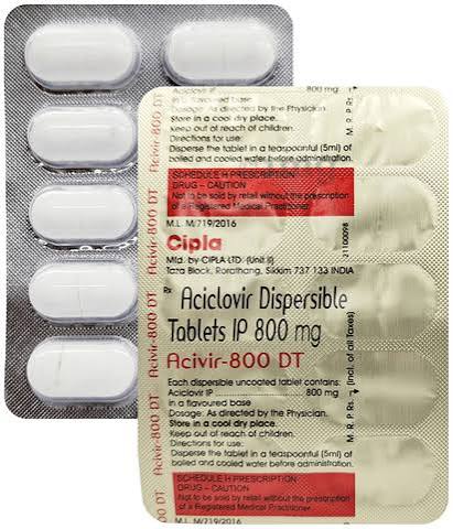 ACIVIR DT 800MG