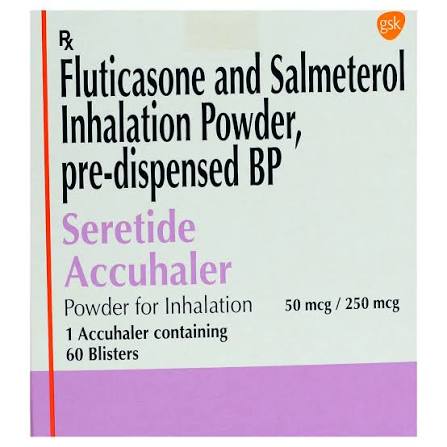 SERETIDE ACCUHALER 50/250MCG