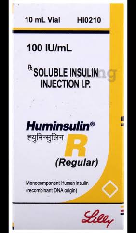 HUMINSULIN R 100IU