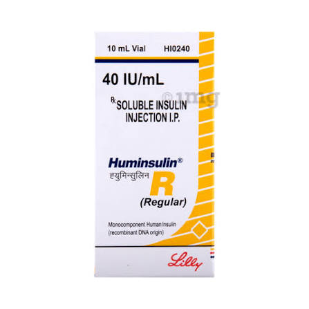 HUMINSULIN R 40IU