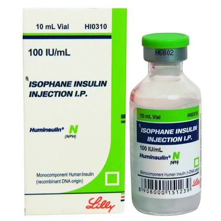 HUMINSULIN N 100IU