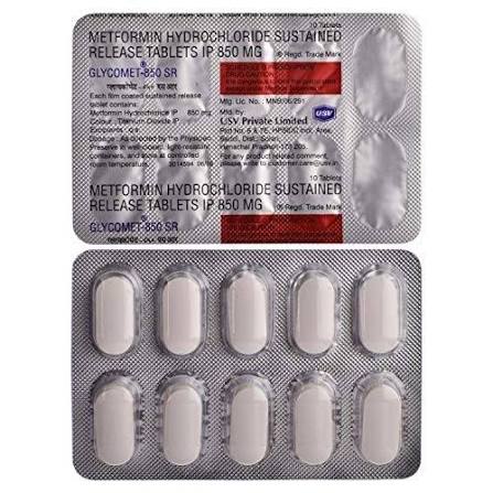GLYCOMET SR 850MG