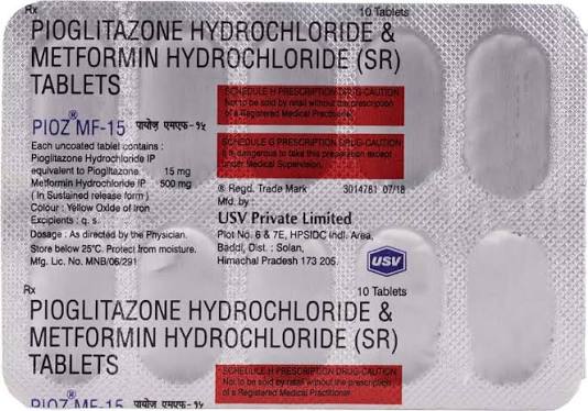 PIOZ MF 15MG