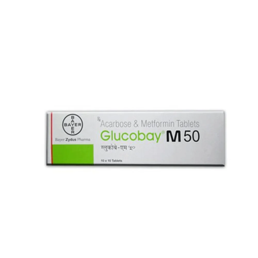 GLUCOBAY M 50MG