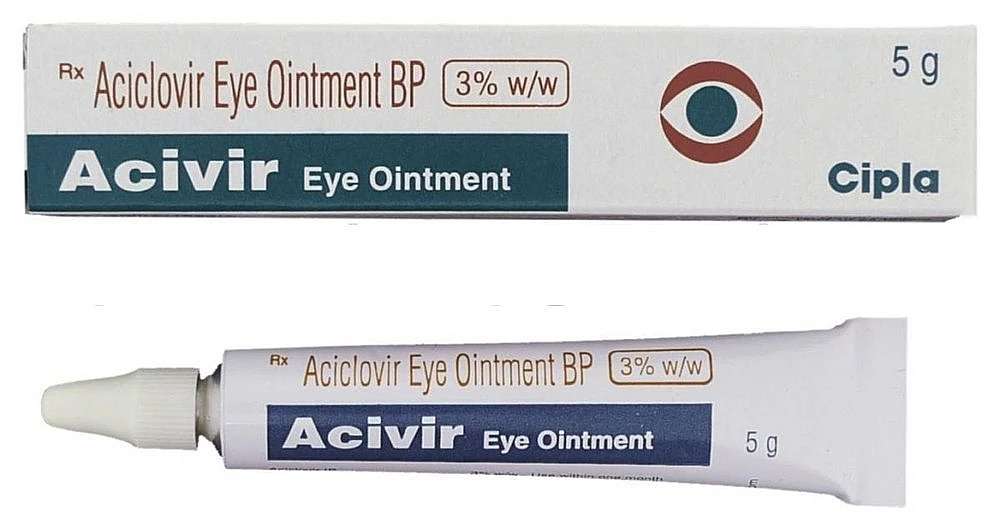 ACIVIR EYE OINT 5GM