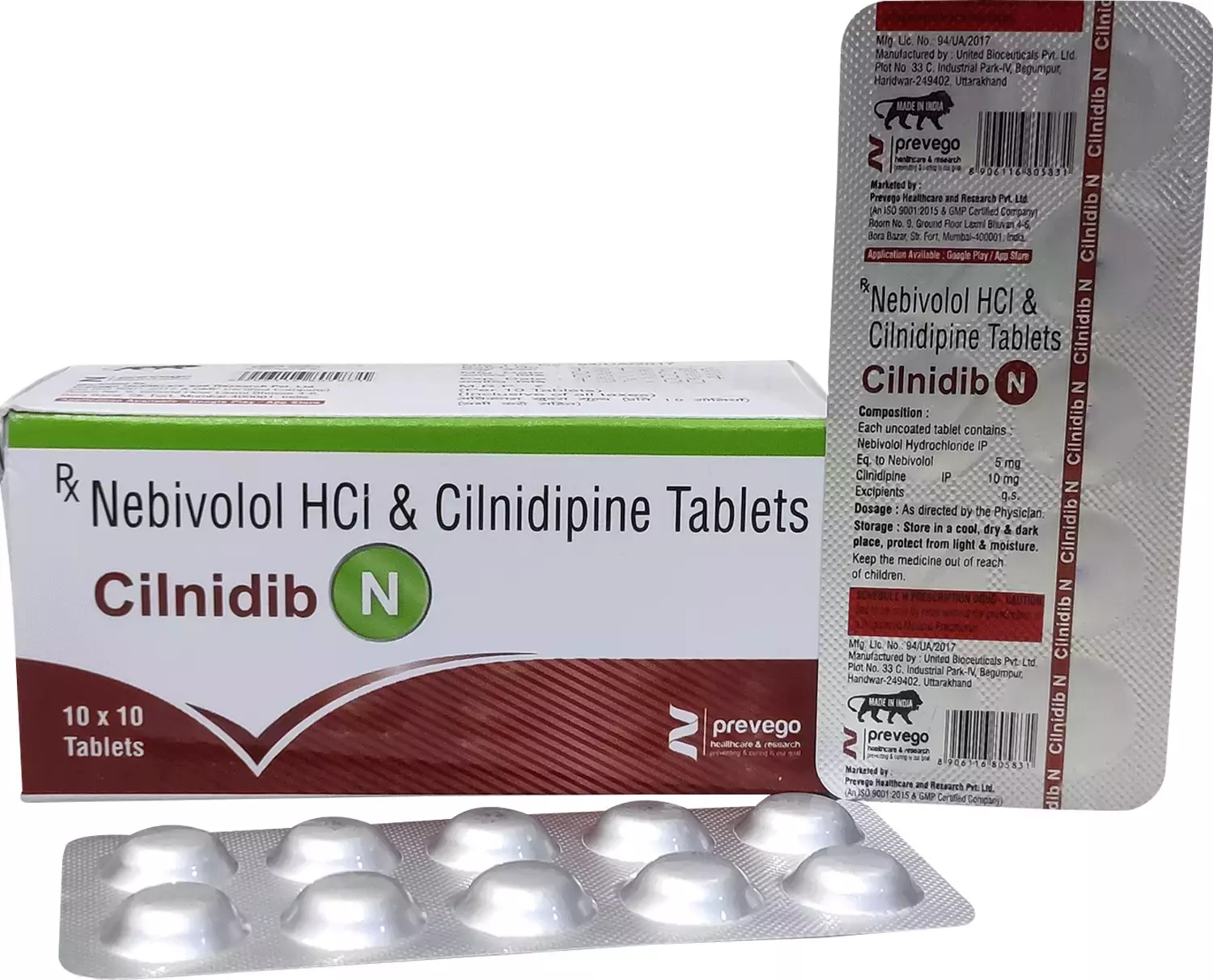 CILNIDIB 10MG