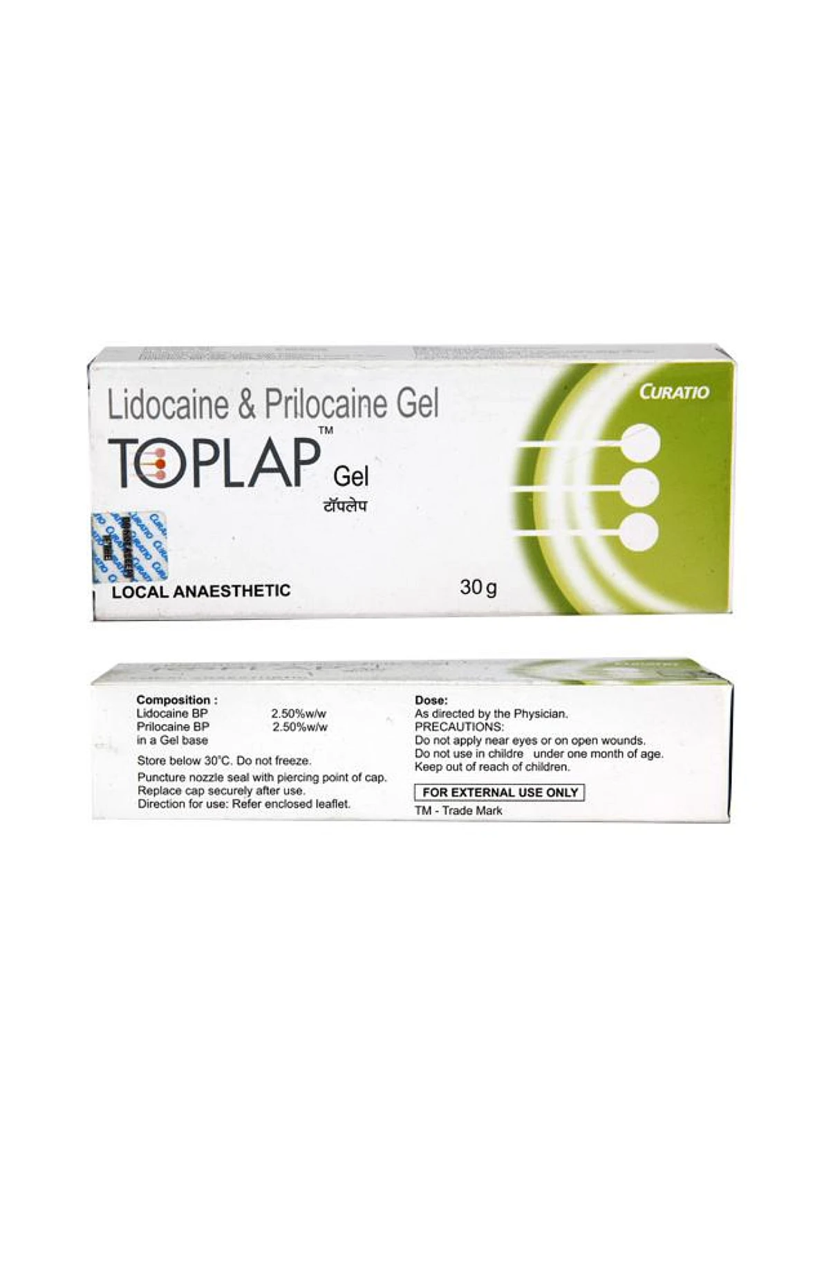 TOPLAP GEL 30GM